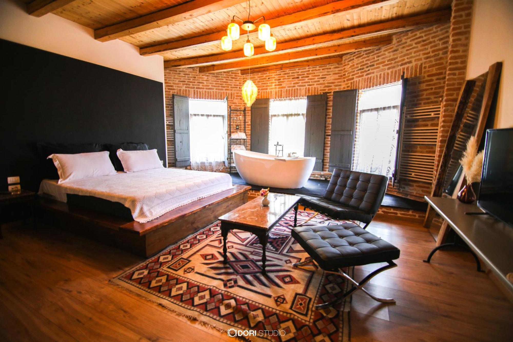 Barba Boutique Hotel Корча Номер фото