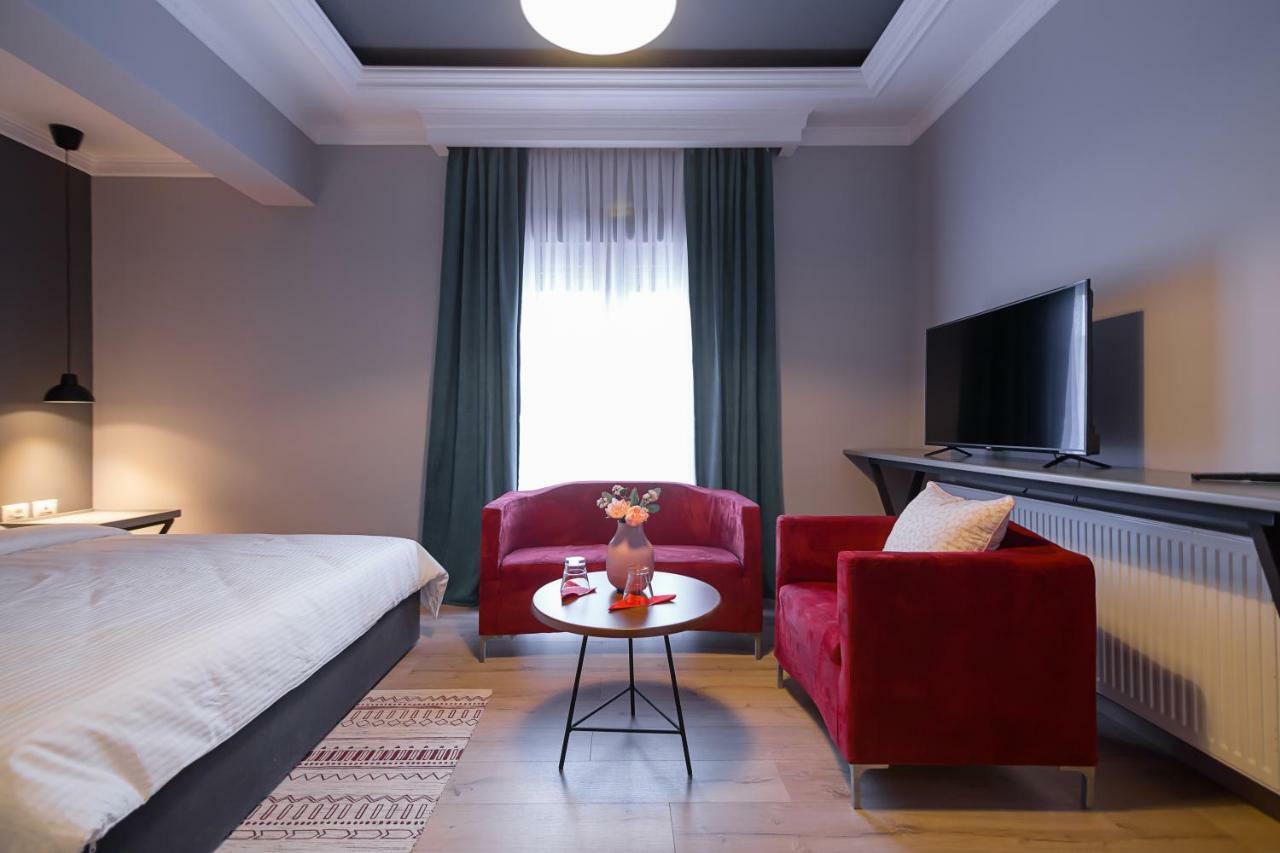 Barba Boutique Hotel Корча Экстерьер фото